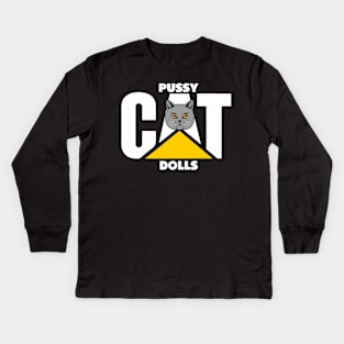 pussycat dolls parody from caterpillar Kids Long Sleeve T-Shirt